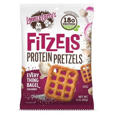 Lenny & Larry's Fitzels Protein Pretzels Everything Bagel 85g