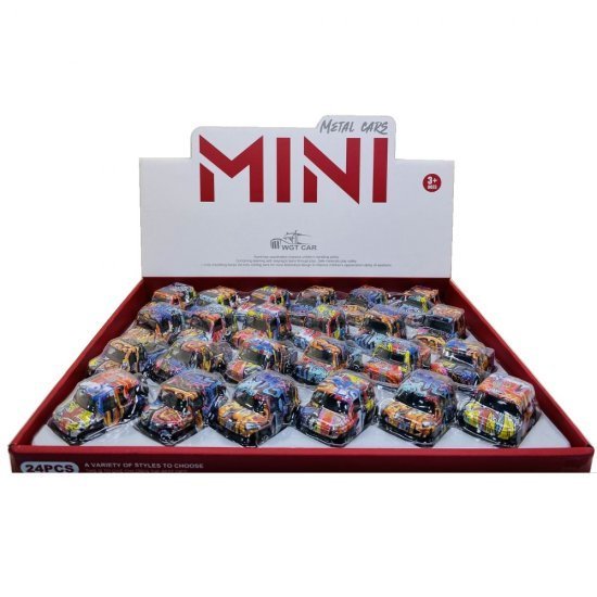 3" Diecast Mini Cross Country Vehicle with Paint, 4 Style Mixed