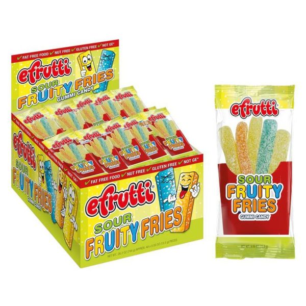 Efrutti Gummi Sour Fruity Fries 16g