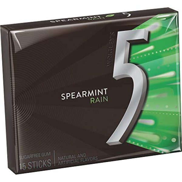 Wrigleys 5 Gum Spearmint Rain 15pk