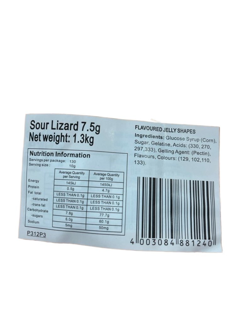 Trolli Sour Lizards 1.3kg