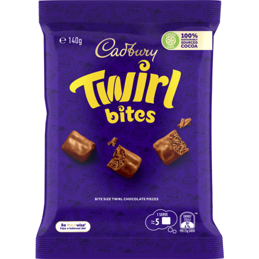 Cadbury Twirl Bites 140g