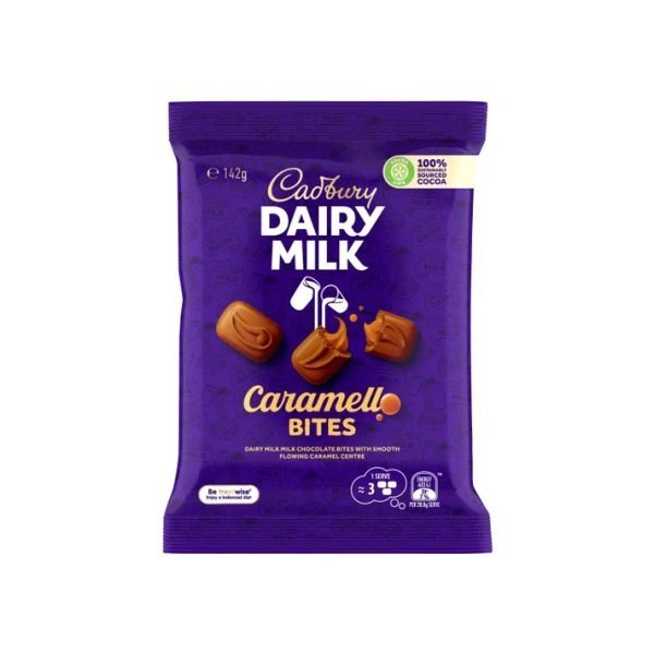 Cadbury Dairy Milk Caramello Chocolate Bites 142g