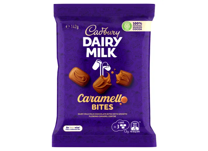 Cadbury Dairy Milk Caramello Chocolate Bites 142g