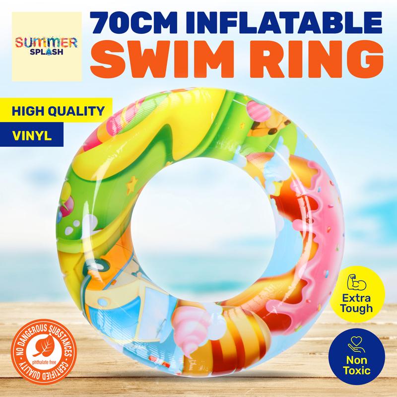 Swim Ring Candyland Inflatable 70cm