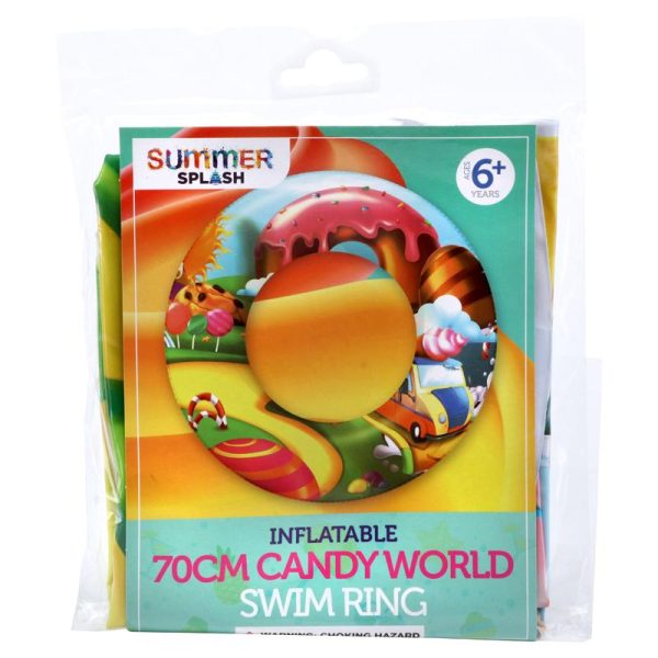 Swim Ring Candyland Inflatable 70cm