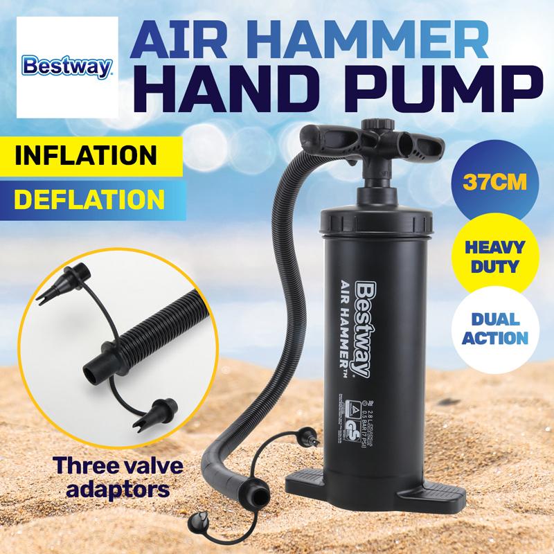 Inflation Pump Bestway 3 Valve Adaptors 37cm (62086)