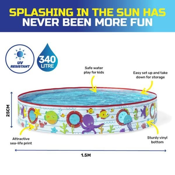 Pool Bestway Sea Life Print Pool Round 1.52m x 25cm(H)