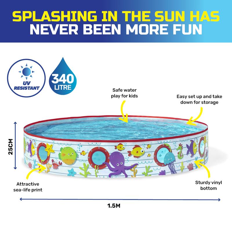 Pool Bestway Sea Life Print Pool Round 1.52m x 25cm(H) - Image 2
