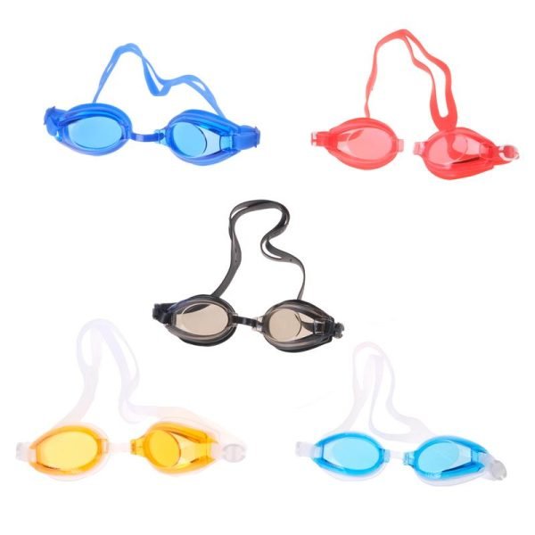 Goggles Swimming Adults Premium With Coloured Lenses & Reusable Assorted
