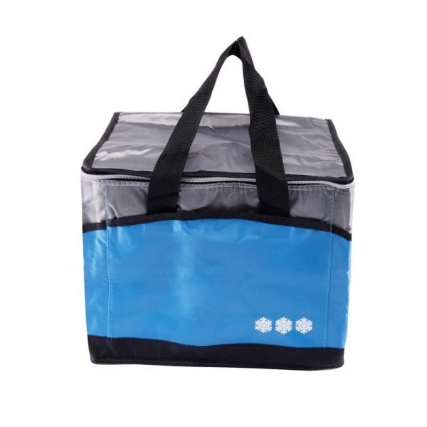 Bag Insulated Cooler Large 34cm x 27cm x 30cm Blue & Grey