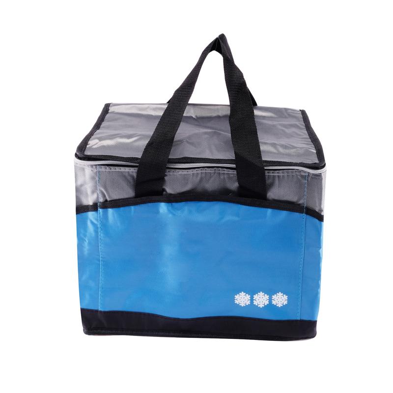 Bag Insulated Cooler Large 34cm x 27cm x 30cm Blue & Grey