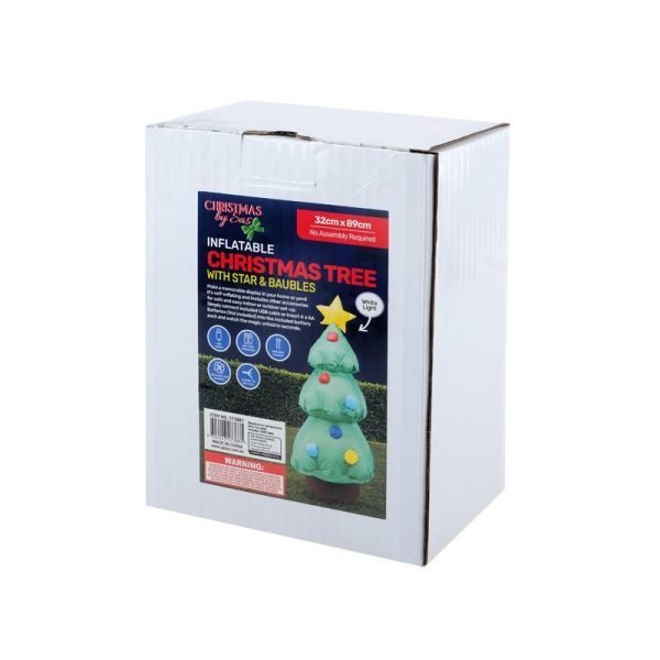 Inflatable USB & Battery Operated Tree 32cm x 89cm Indoor/Outdoor Use