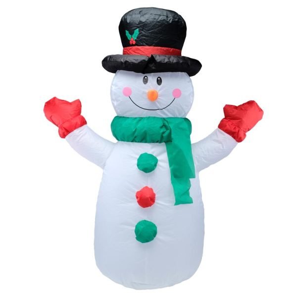 Inflatable USB & Battery Operated Snowman 70cm x 83cm Indoor/Outdoor Use