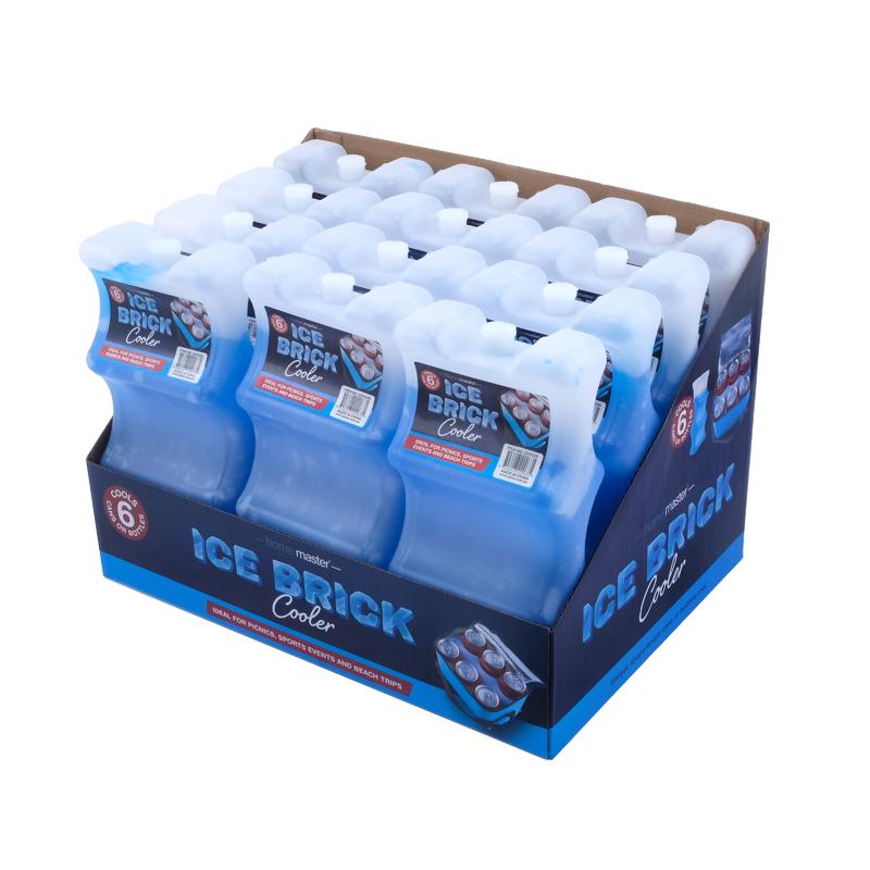 Ice Brick Grooved Reusable 21cm x 10cm (6 Cans) - 560mL - Image 3