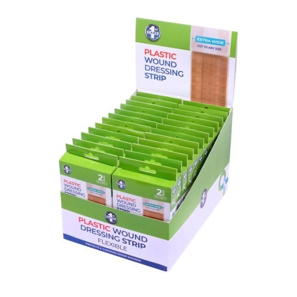 Bandage Dressing Strips Water Resistant with Adhesive 6cm x 50cm 2pk - PE