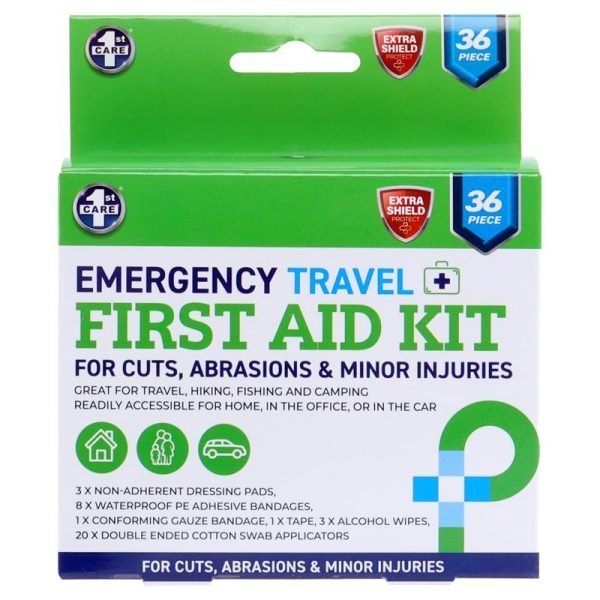 First Aid Kit Essentials Kit Assorted 36pc