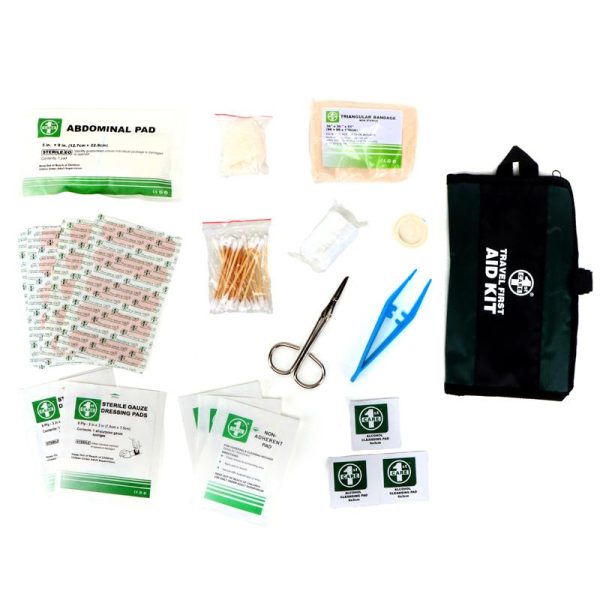 First Aid Kit Travel Essentials Assorted with Carry Case 57pc