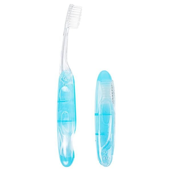 Foldable Travel Toothbrush Set 2pk