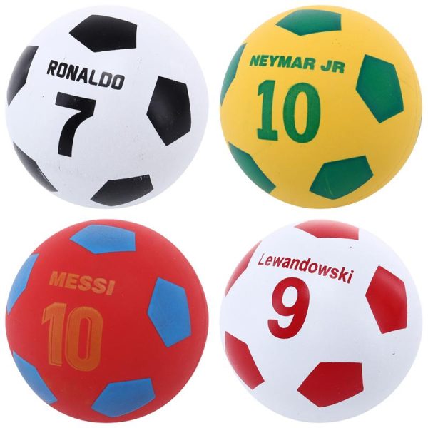 Handball Soccer Ball High Bounce - 6cm - 4 Assorted Designs
