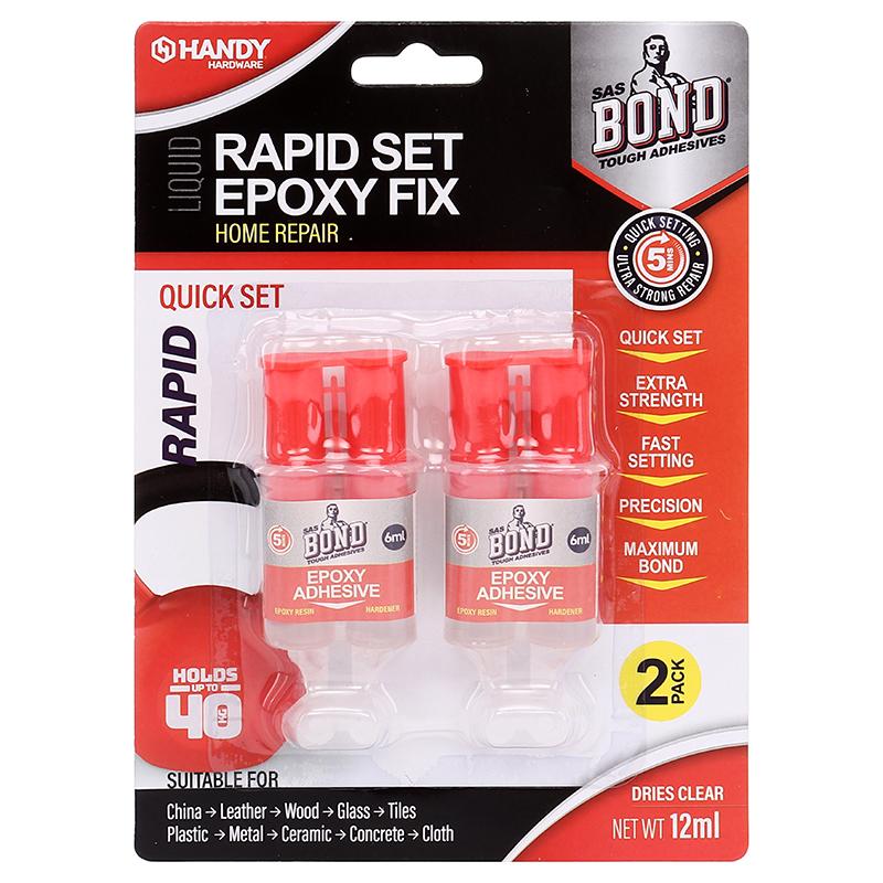 Glue Epoxy Adhesive Includes Hardener & Resin 6ml 2pk (Dries Clear)