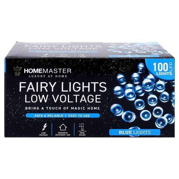 Fairy Light Low Voltage 100LED 6.5m Total Length Blue 8 Function