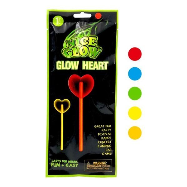 Glow in the Dark Heart Shaped Wand