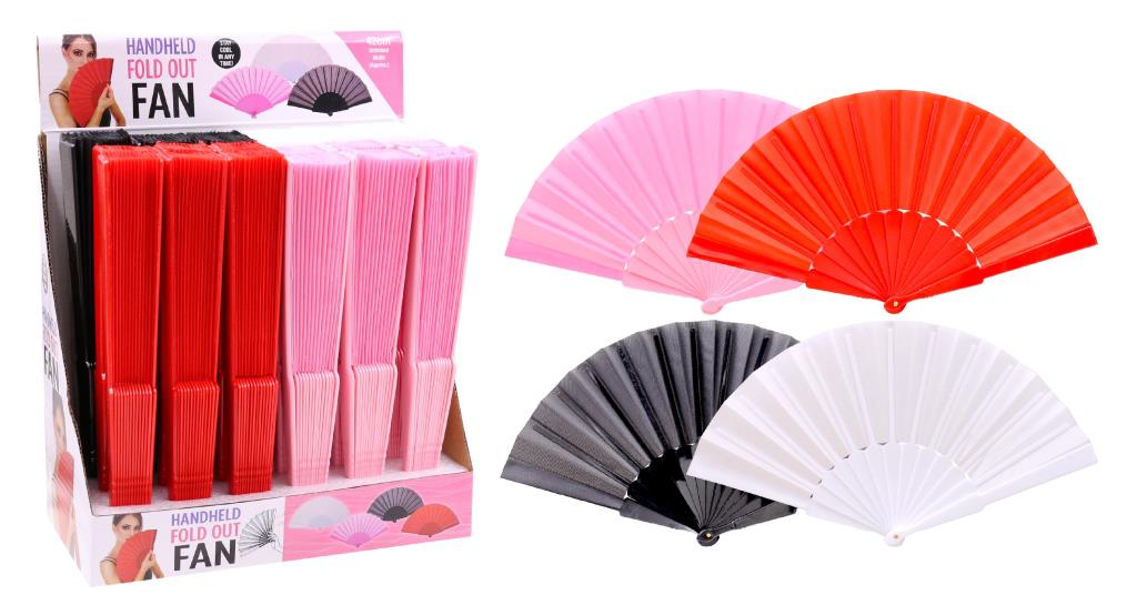 Folding Hand Held Fan - Display Box Series