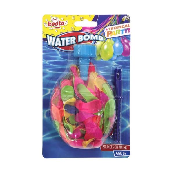 100Pk Water Bomb Set with Funnell