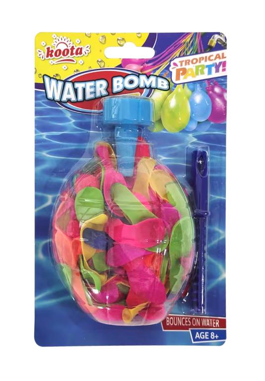 100Pk Water Bomb Set with Funnell