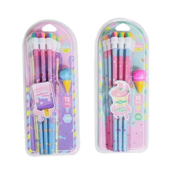 12PK Premium HB Pencils - Sweets Series