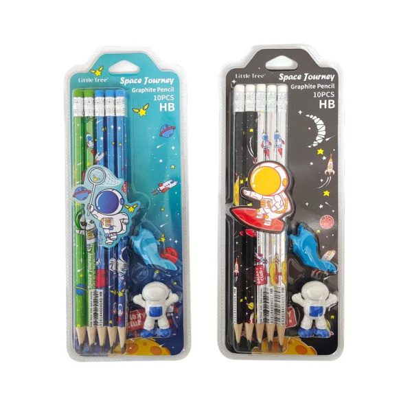 10PK Premium HB Pencils - Out of Space Series