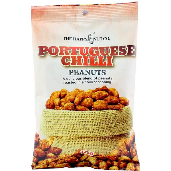 Happy Nut Co. Portuguese Chilli Peanuts 175g