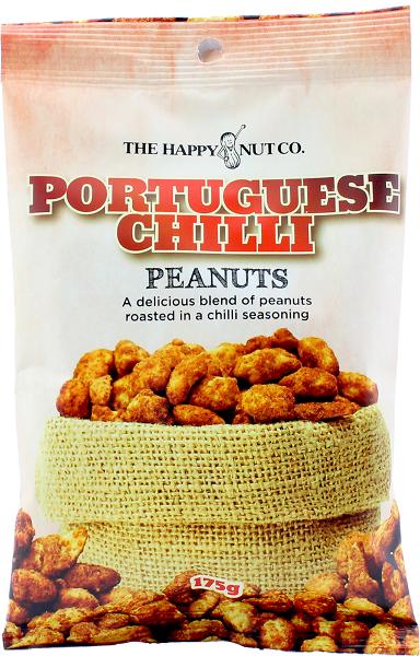 Happy Nut Co. Portuguese Chilli Peanuts 175g