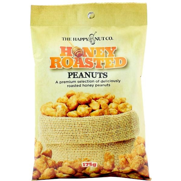 Happy Nut Co. Honey Roasted Peanuts 175g