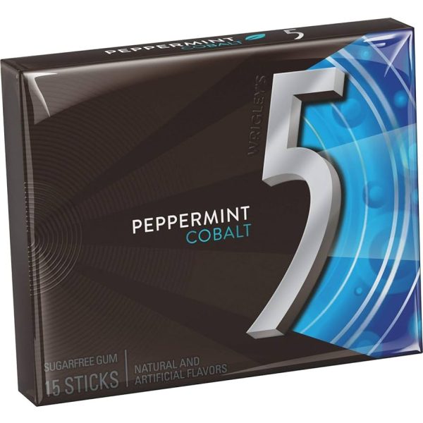 Wrigleys 5 Gum Cobalt Peppermint 15pk