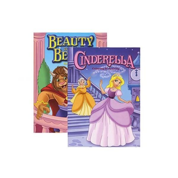 Fairy Tales Girls Mix Coloring & Activity Books (2 Assorted)