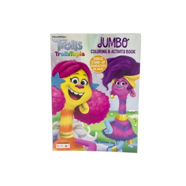 Colouring Book Trolls Tropia Jumbo