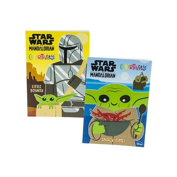 Colouring Book Baby Yoda & Mandalorian (2 Assorted)