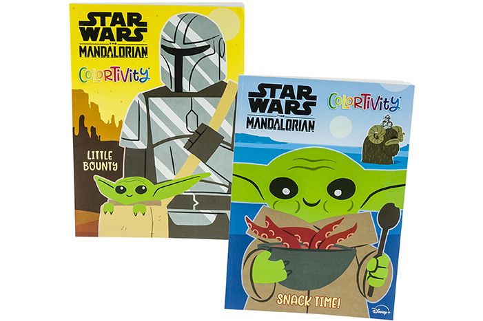 Colouring Book Baby Yoda & Mandalorian (2 Assorted)