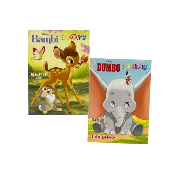 Colouring Book Dumbo & Bambi (2 Assorted)