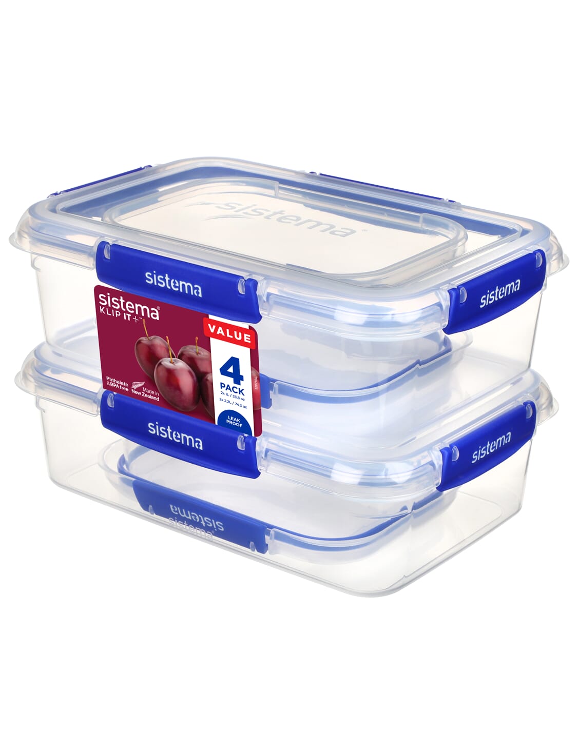 Sistema Essential Klip It Plus - 4 Pack