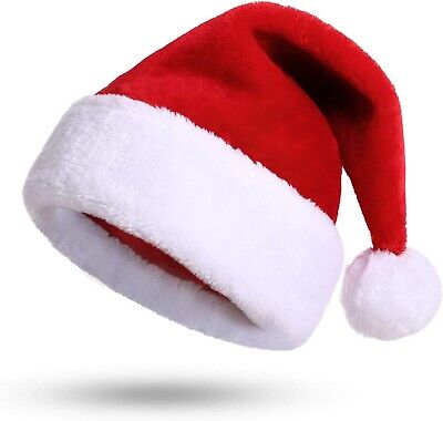 Adult Santa Hat Red/White