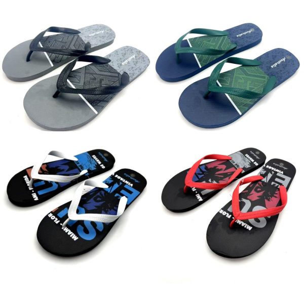 Mens Beach Thongs 4 Style Mixed MM20