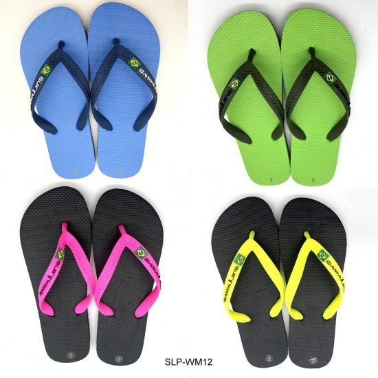 Ladies Beach Thongs 4 Style Mixed Size WM12