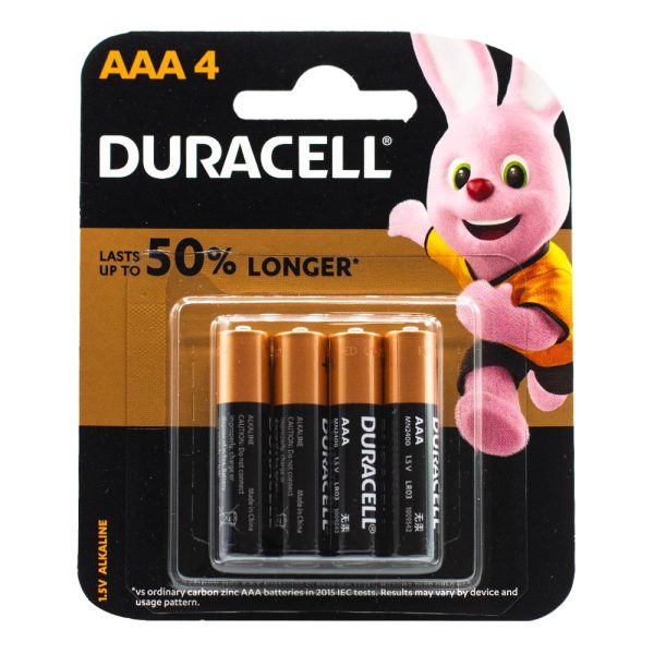 Duracell Pk4 AAA Batteries