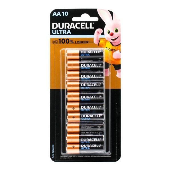 Duracell Pk10 AA Ultra Batteries