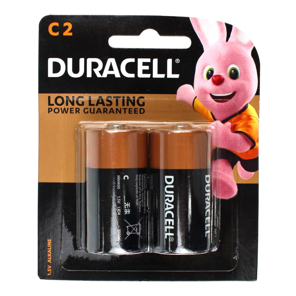 Duracell C Pk2 Alkaline Batteries