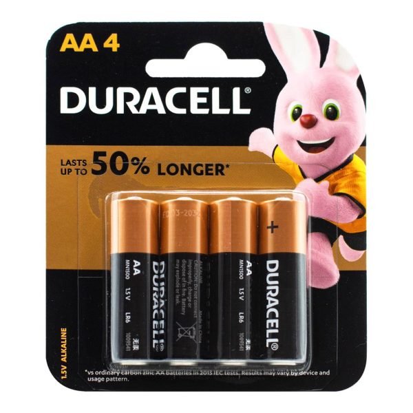 Duracell Pk4 AA Batteries