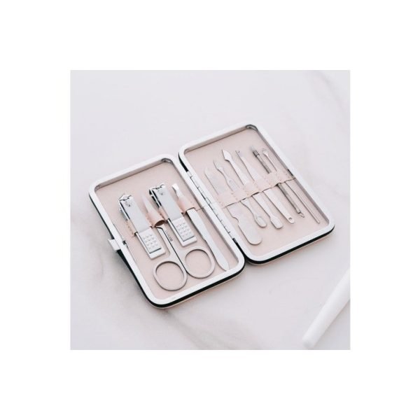 Remology Stainless Steel 10pc Manicure Set Silver